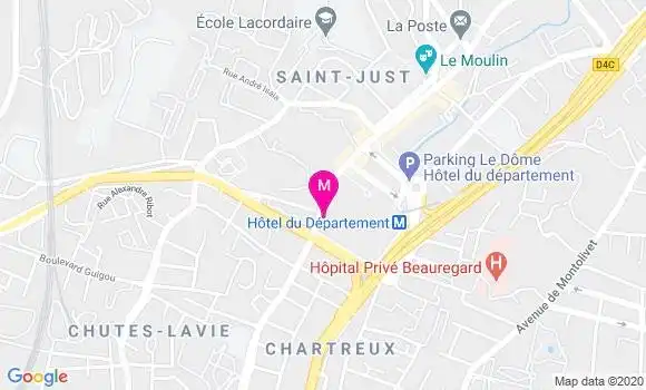 Localisation Dr Florence Putto Aude