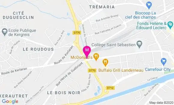 Localisation Dr Emilie Cottebrune