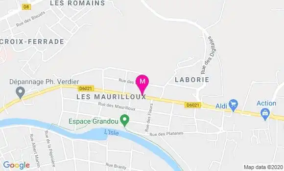 Localisation Dr Loic Coissac
