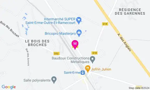 Localisation Dr Anne Claire Poupart