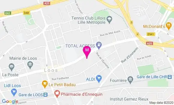 Localisation Dr Virginie Andre