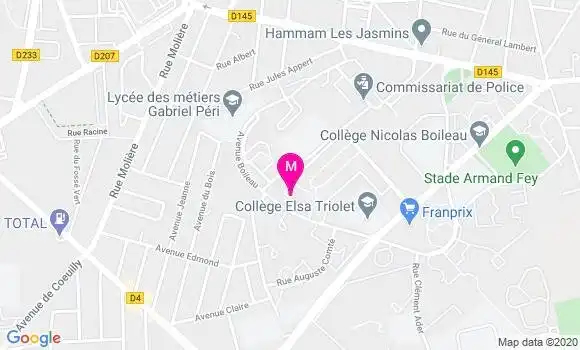 Localisation Dr Yohann Sasportes