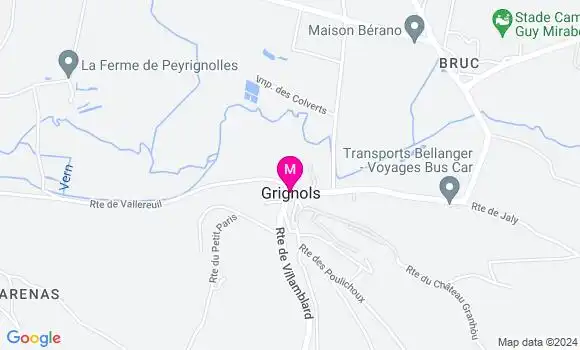 Localisation Dr Christèle Blanc Bisson