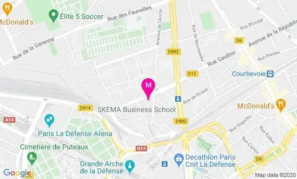 Localisation Dr Elisabeth Brunet