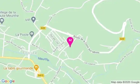 Localisation Dr Severine Mathieu De Faria