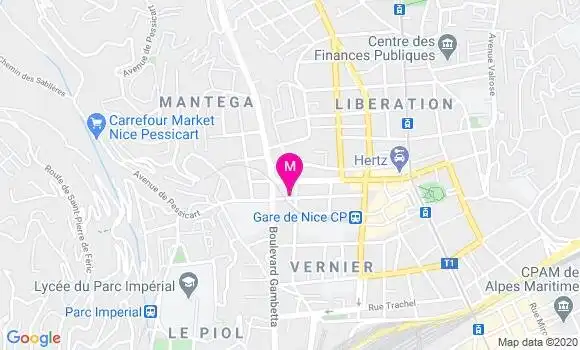 Localisation Dr Fatima Rherras