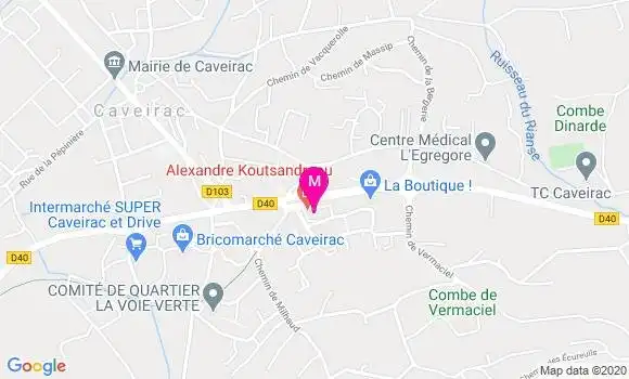 Localisation Dr Yvan Bourgeois