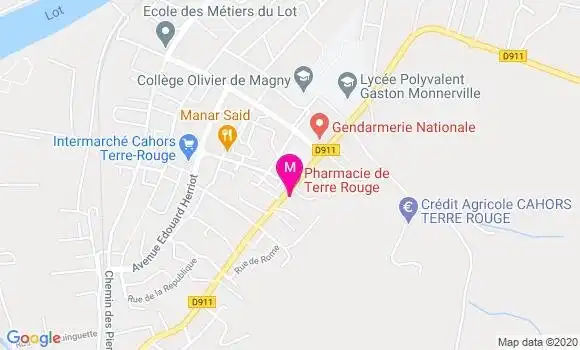 Localisation Dr Jerome Laurent