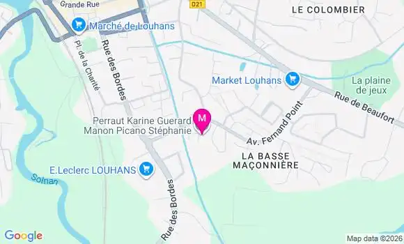 Localisation Dr Marion Galand Dhivert