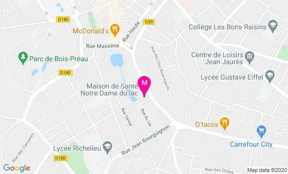 Localisation Dr Corinne Pellerano