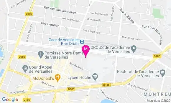 Localisation Dr Caroline Valentin