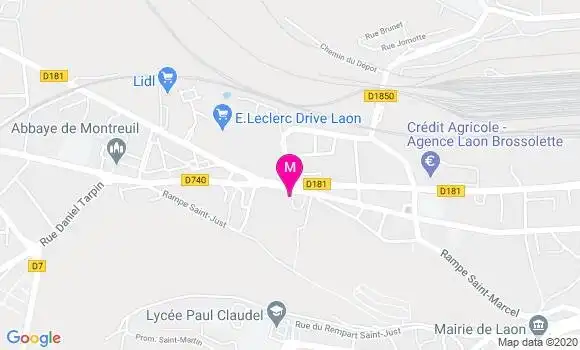 Localisation Dr Audrey Menetrier