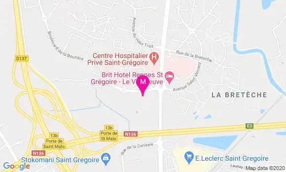 Localisation Dr Francois Legendre