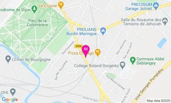 Localisation Dr Gilles De Fornel