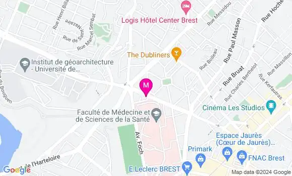 Localisation Dr Anne Lise Inizan