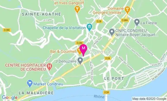 Localisation Dr Nathalie Pirat