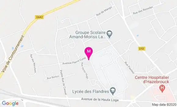 Localisation Dr Bertrand Mahieu