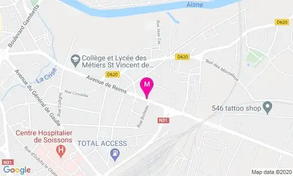 Localisation Dr Celine Benoit