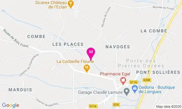 Localisation Dr Myriam Delobre