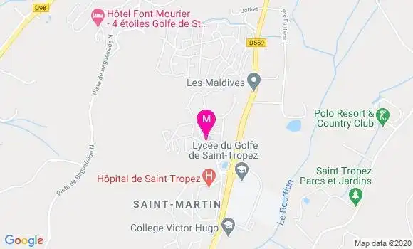 Localisation Dr Benjamin Sainsous