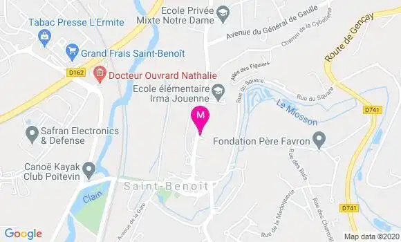 Localisation Dr Amandine Merrant