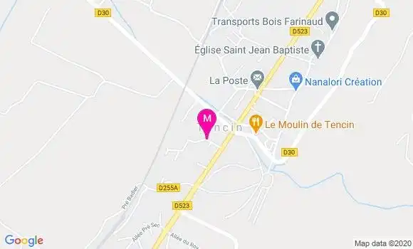 Localisation Dr Delphine Martin