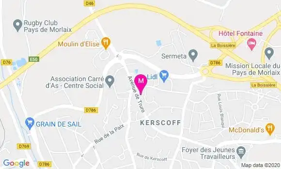 Localisation Dr Thibaud Depinoy