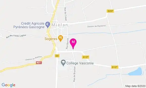 Localisation Dr Cedric Chazoule