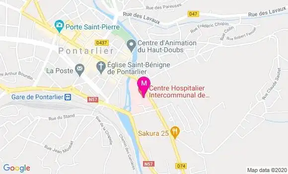 Localisation Dr Romain Leger