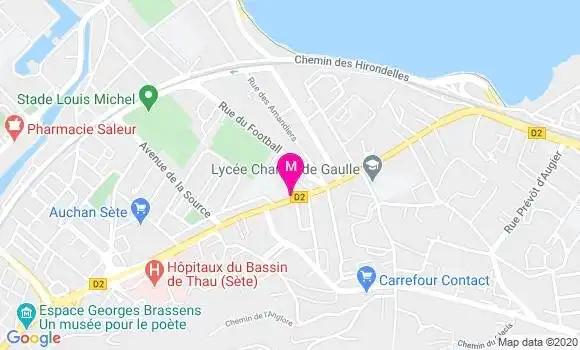 Localisation Dr Carine Clara