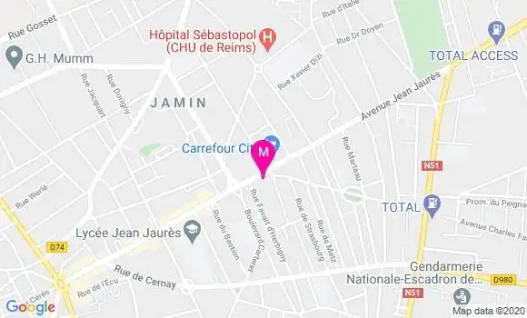 Localisation Dr Esther Labilloy Lenoir
