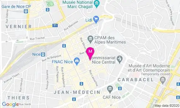 Localisation Dr Claude Amzallag
