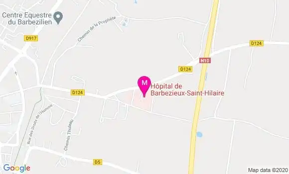 Localisation Dr Anne Mathieu