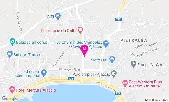 Localisation Dr Elisabeth Giamarchi