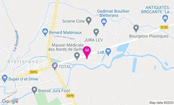 Localisation Dr Myriam Crisinel