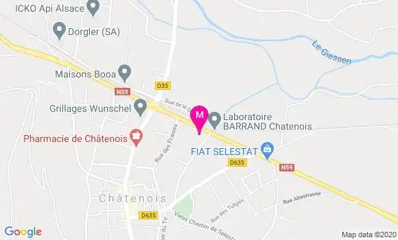 Localisation Dr Anne Laure Dellinger