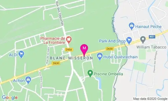 Localisation Dr Benjamin Flandrin