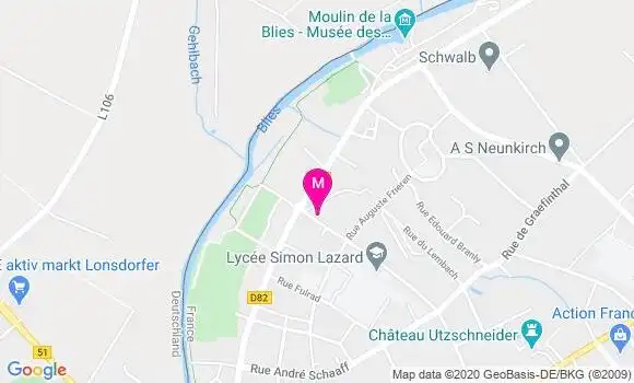 Localisation Dr Mathieu Maion