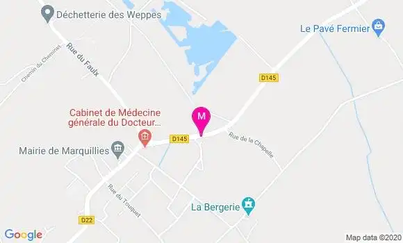 Localisation Dr Etienne Denis Accart