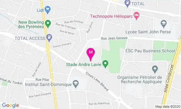 Localisation Dr Judith Bernet