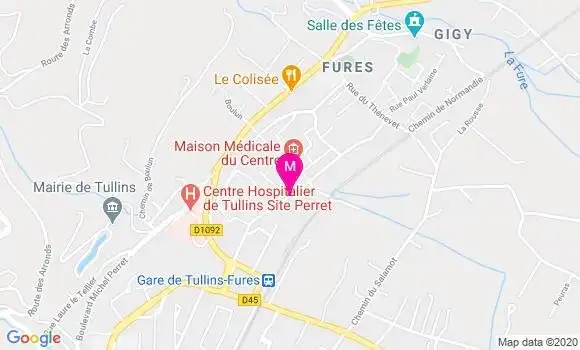 Localisation Dr Cecile Andre