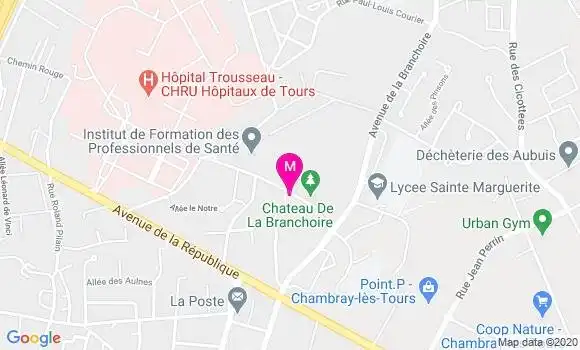 Localisation Dr Aurore Ivanes Herve