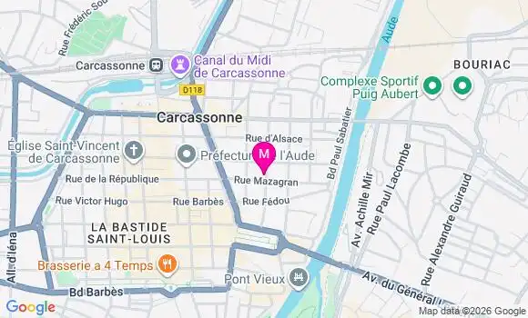 Localisation Dr Anne Lise Vidal