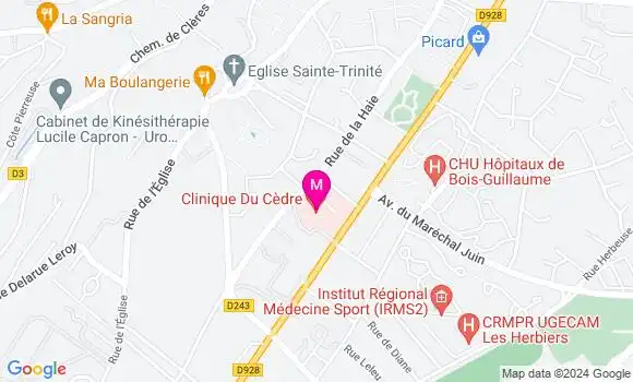 Localisation Dr Emmanuel Boust