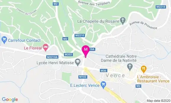 Localisation Dr Luc Mejanelle