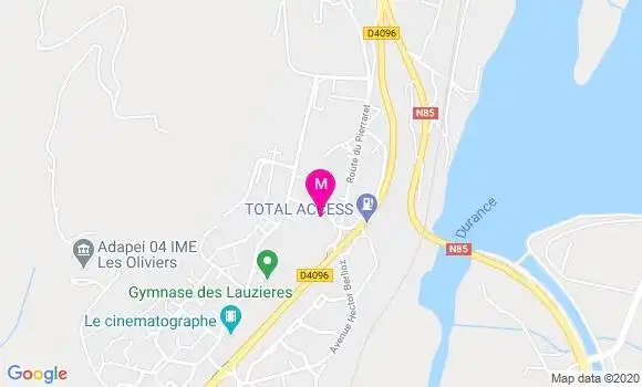 Localisation Dr Patrick Lapoujade