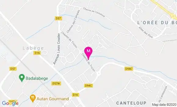 Localisation Dr Vanessa Landreau Jadrani