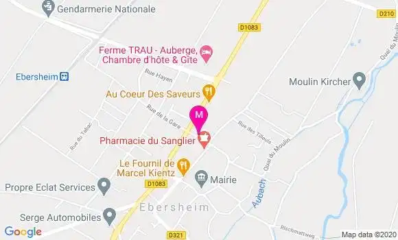 Localisation Dr Audrey Jourdil