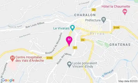 Localisation Dr Corinne Schelp