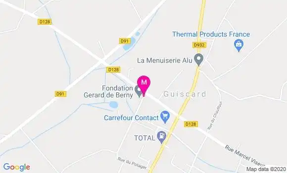 Localisation Dr Martine Jullin